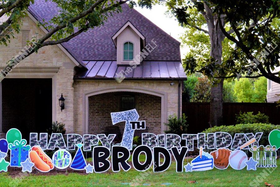 Birthday Yard Sign Brody