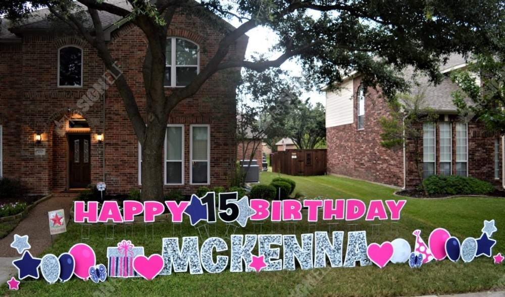 Birthday Yard Signs The Sign Elf Oklahoma City