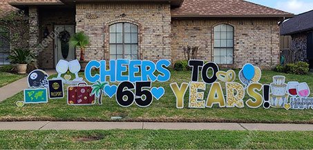 anniversary yard signs